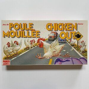 Chicken Out Board Game Parker Brothers 1988 COMPLETE Unused!